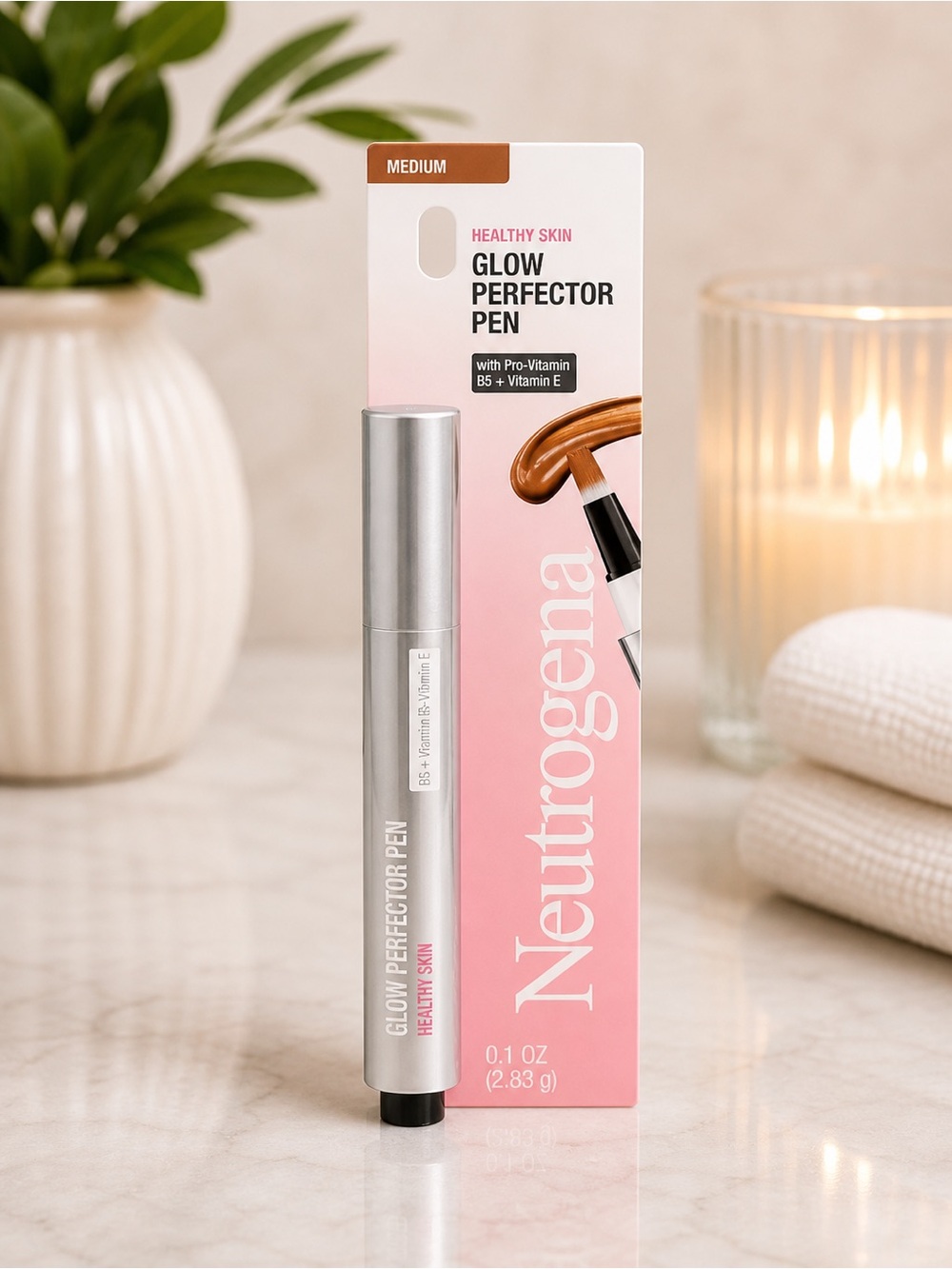 Neutrogena Healthy Skin Glow Perfector Pen Medium | Highlight + Skin Tint NIB